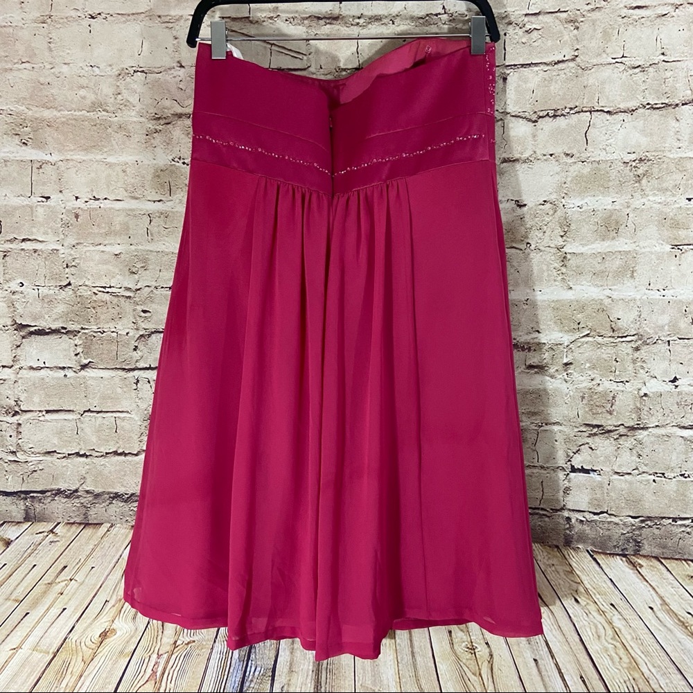 David’s Bridal sleeveless pink dress size 10